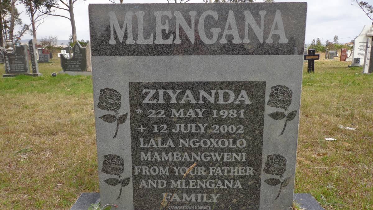MLENGANA Ziyanda 1981-2002