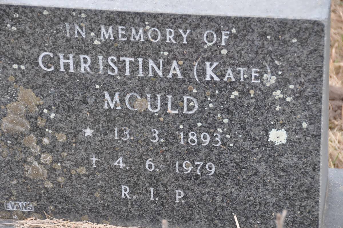 MOULD Christina 1893-1979