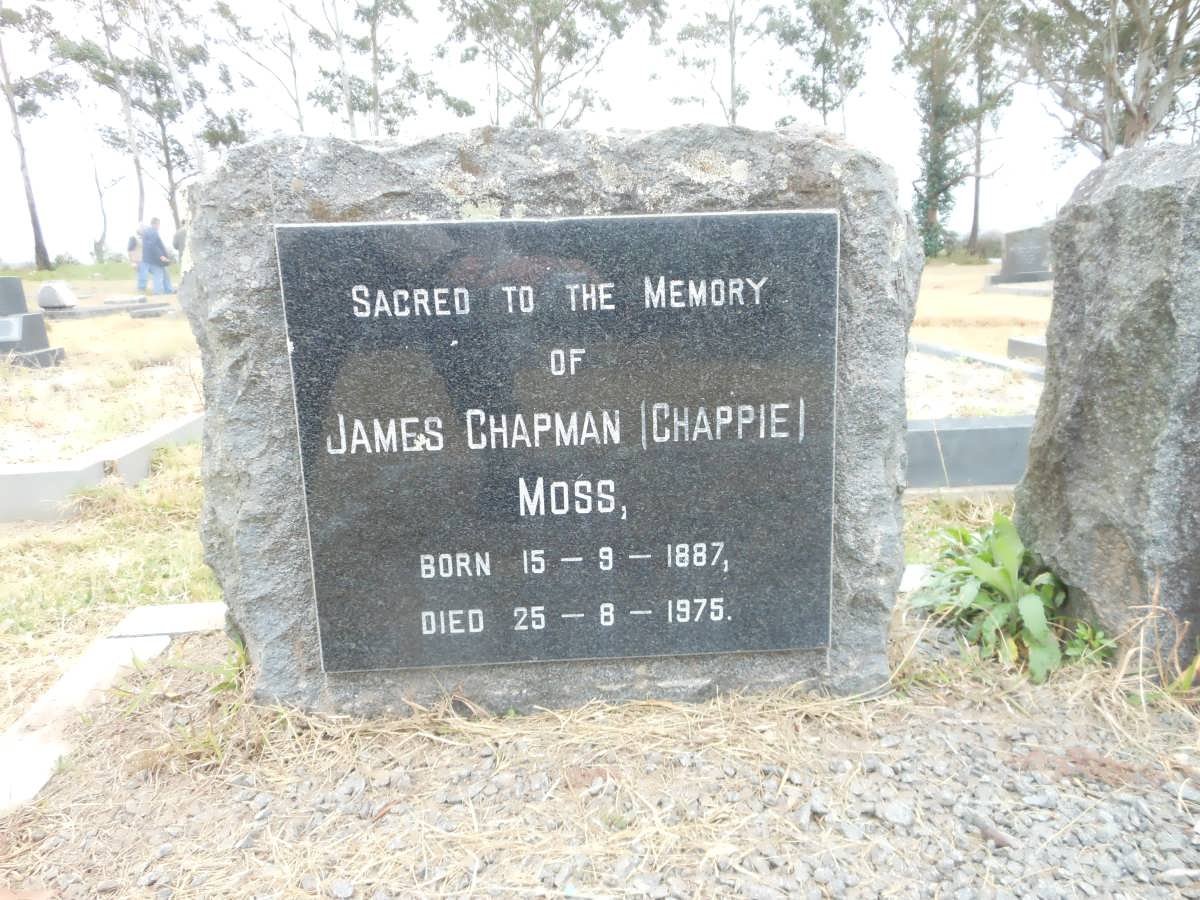 MOSS James Chapman 1887-1975