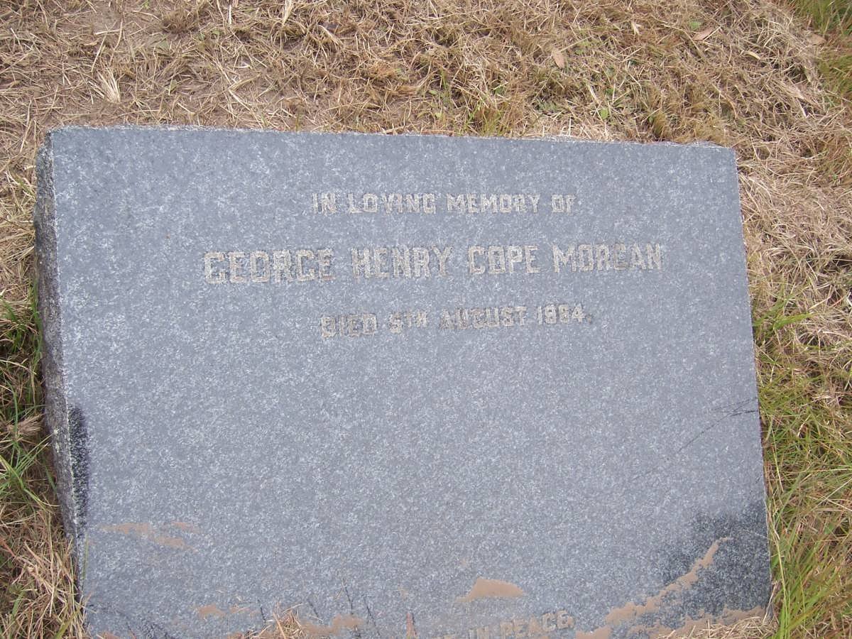 MORGAN George Henry Cope -1964