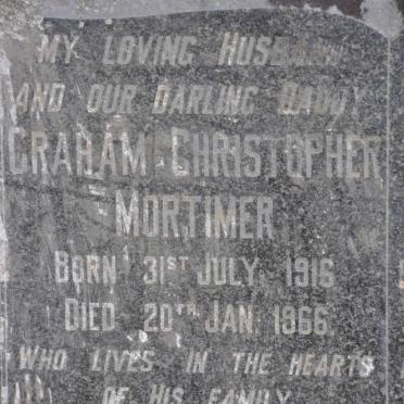 MORTIMER Graham Christopher 1916-1966