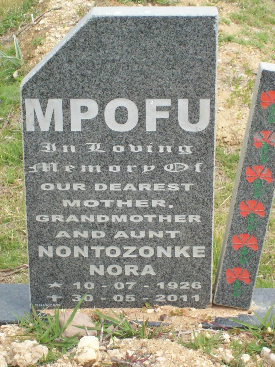 MPOFU Nontozonke Nora 1926-2011