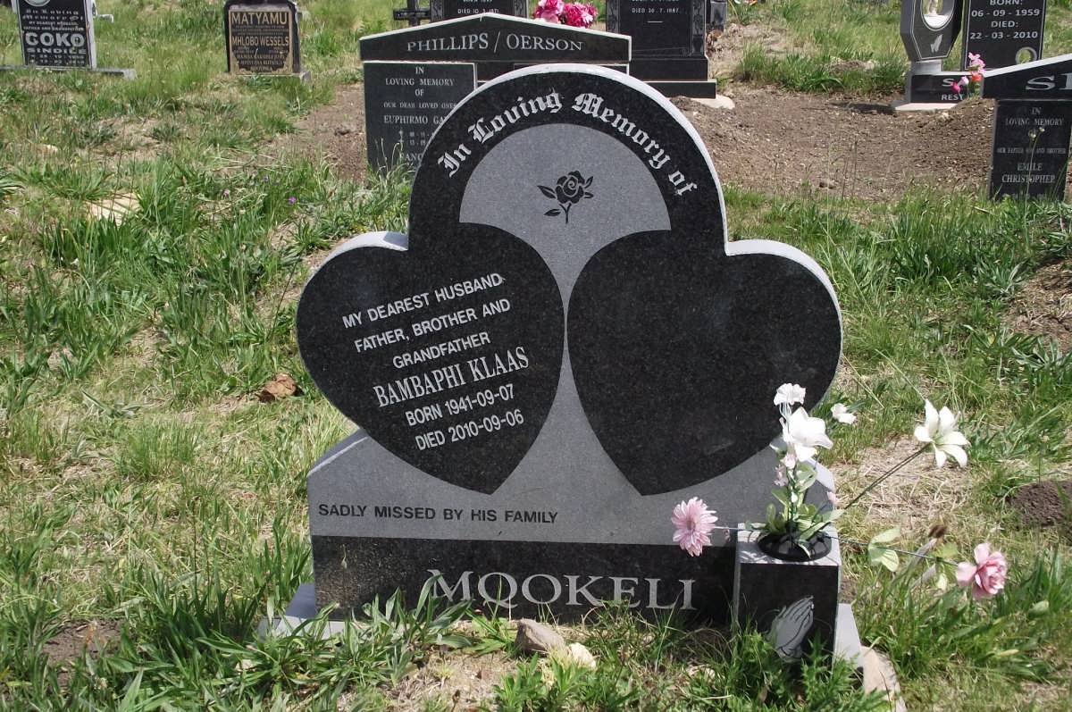 MQOKELI Bambaphi Klaas 1941-2010