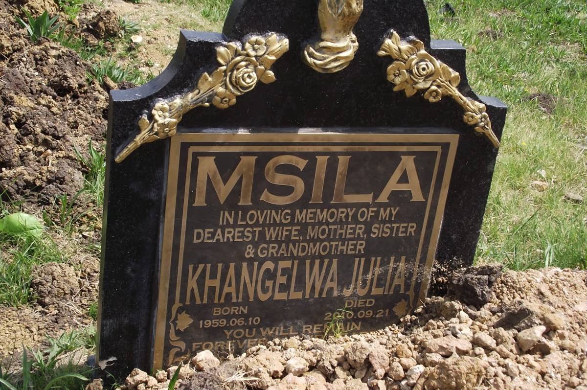 MSILA Khangelwa Julia 1959-2010