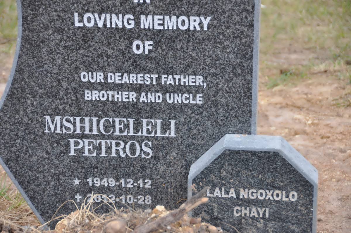 MSHICHELELI Petros 1949-2012