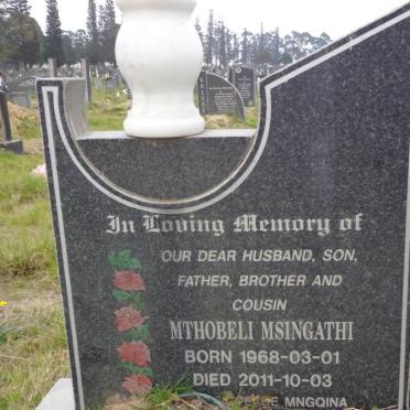 MTYWARU Mthobeli Msingathi 1968-2011