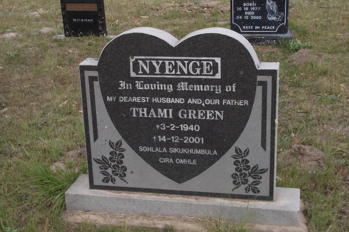 NYENGE Thami Green 1940-2001