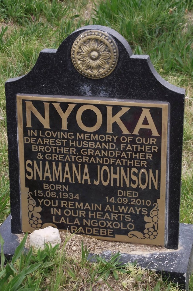 NYOKA Snamana Johnson 1934-2010