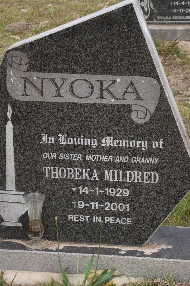 NYOKA Thobeka Mildred 1929-2001