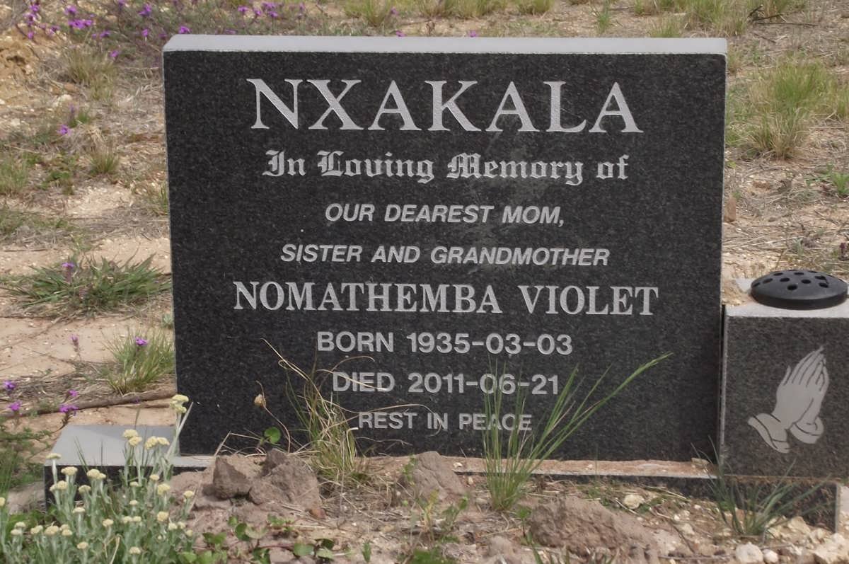 NXAKALA Nomathemba Violet 1935-2011