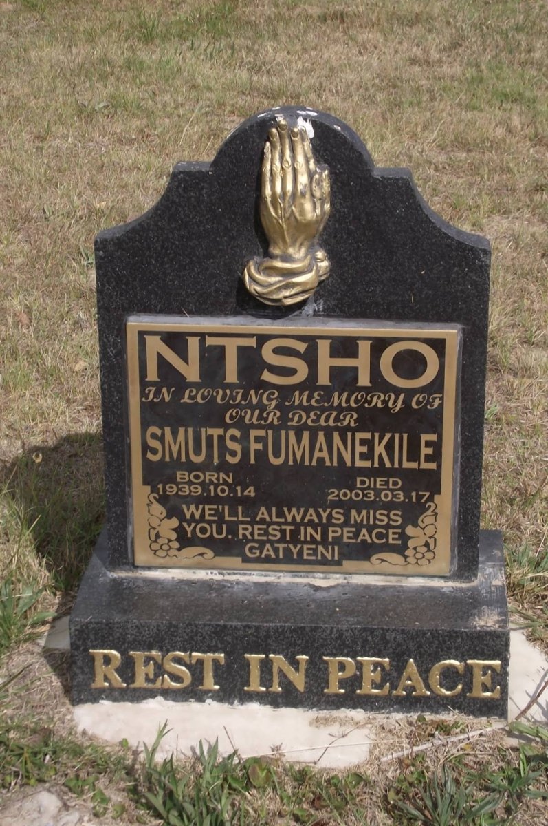 NTSHO Smuts Fumanekile 1939-2003