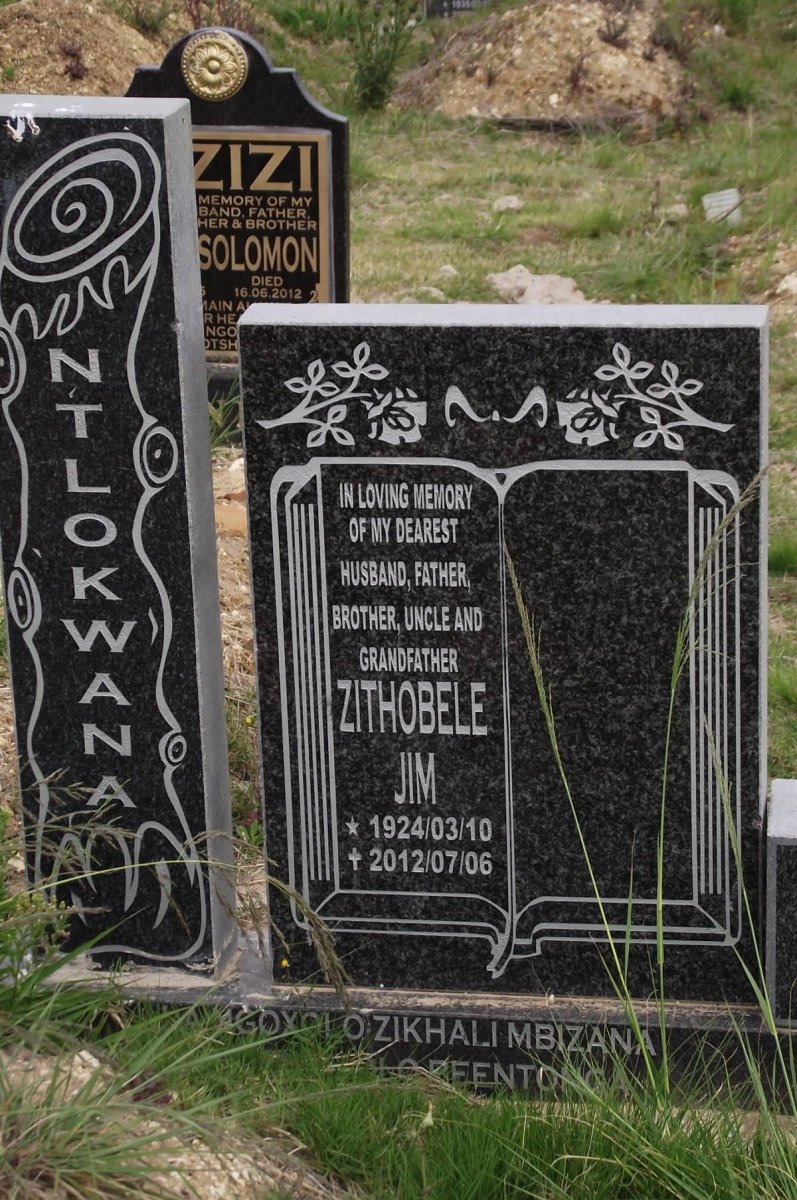 NTLOKWANA Zithobele Jim 1924-2012