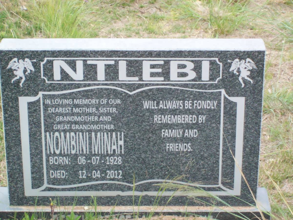 NTLEBI Nombini Minah 1928-2012