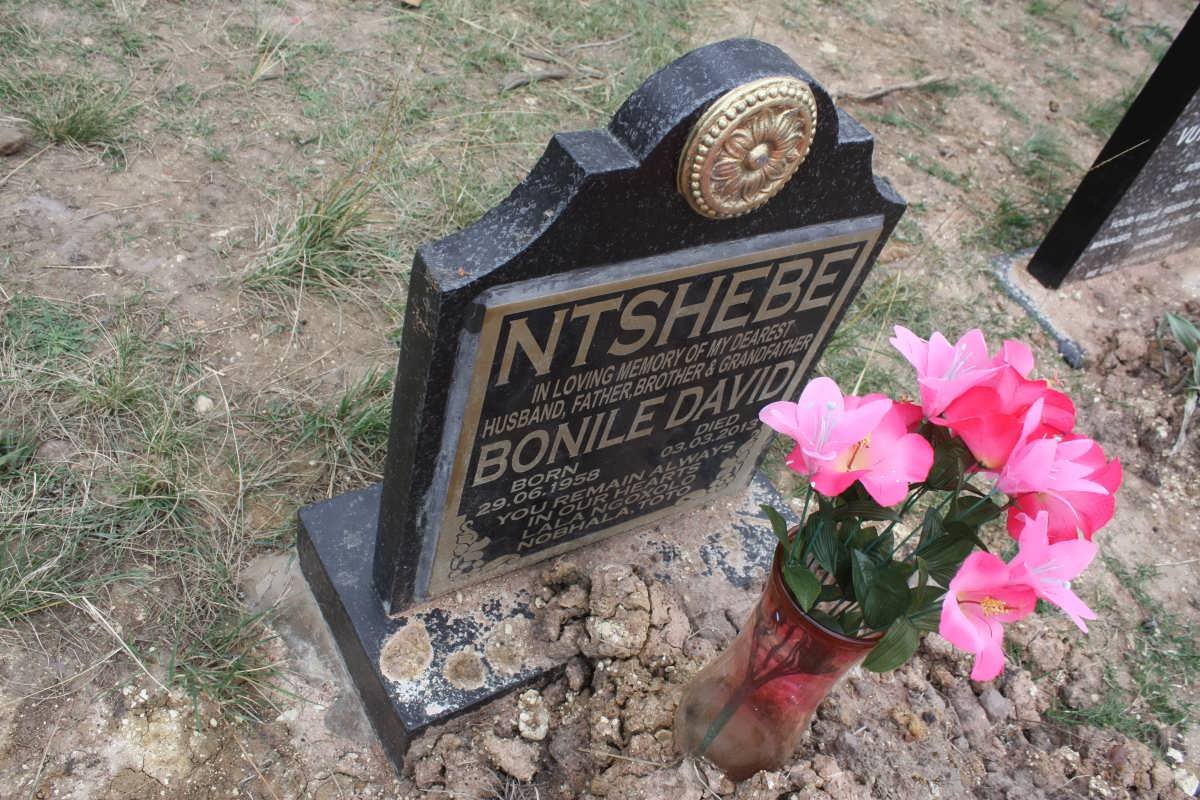 NTSHEBE Bonile David 1958-2013