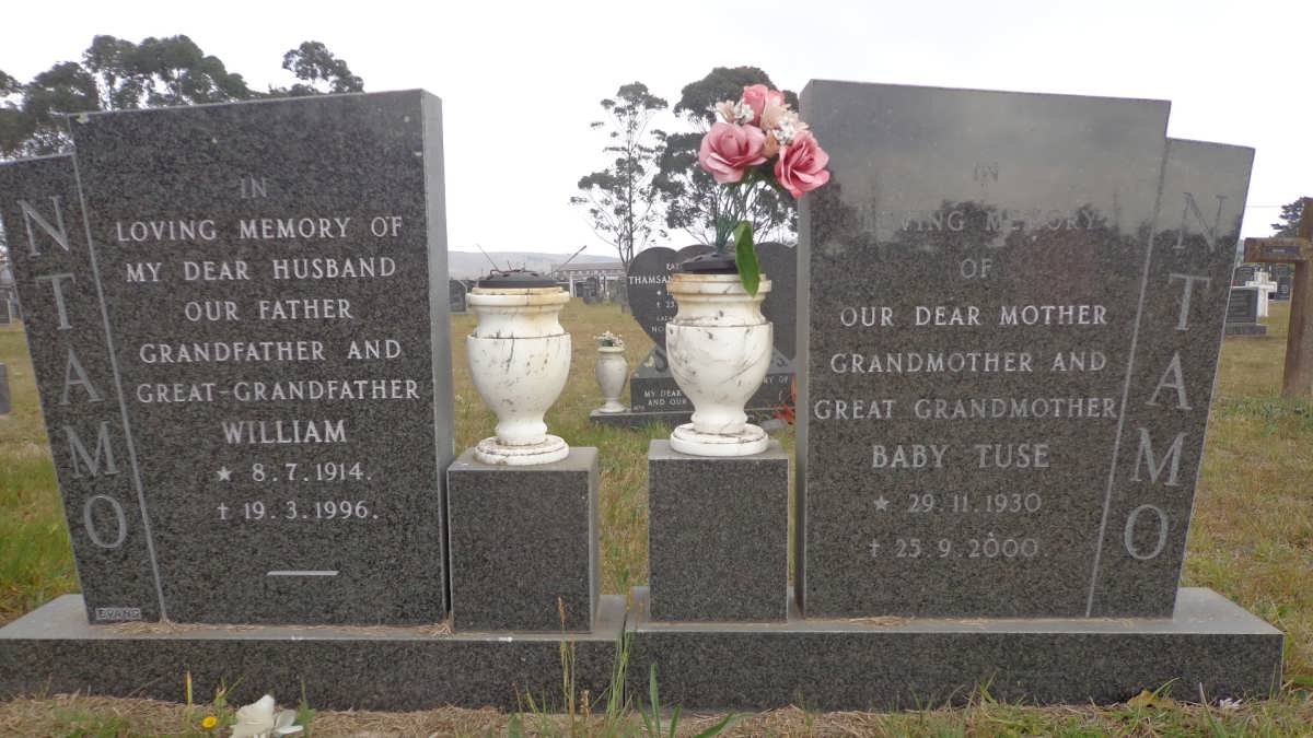 NTAMO William 1914-1996 &amp; Baby Tuse 1930-2000