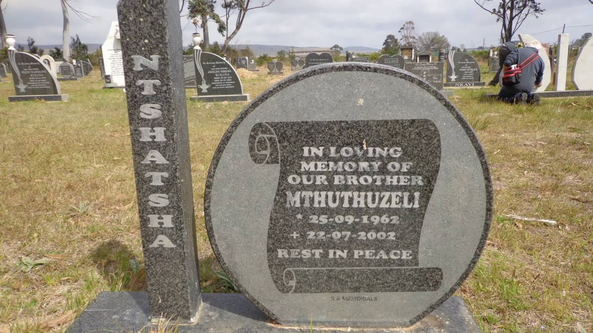 NTSHATSHA Mthuthuzeli 1962-2002