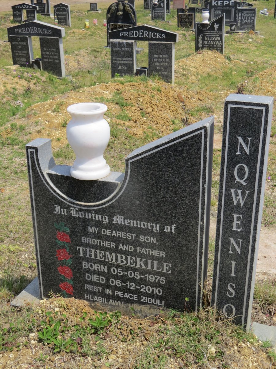 NQWENISO Thembekile 1975-2010