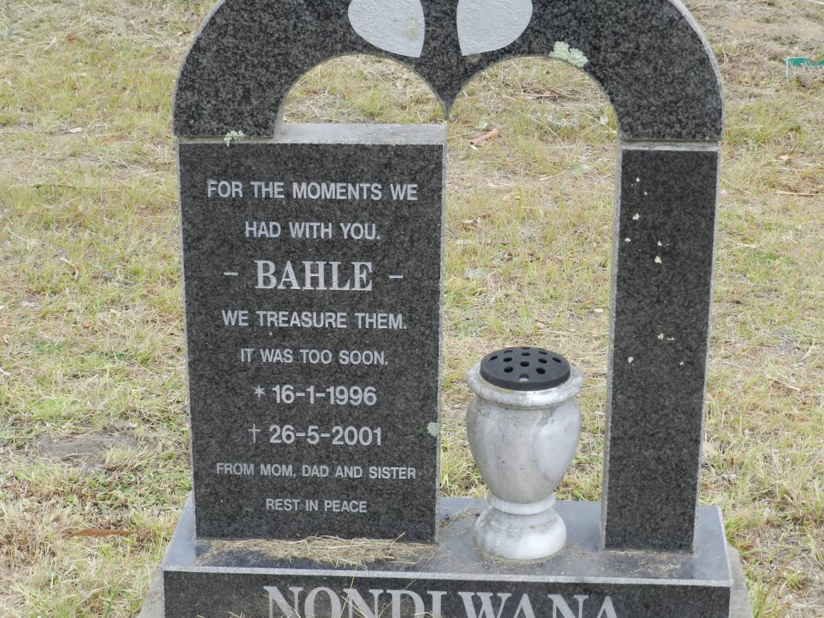 NONDIWANA Bahle 1996-2001