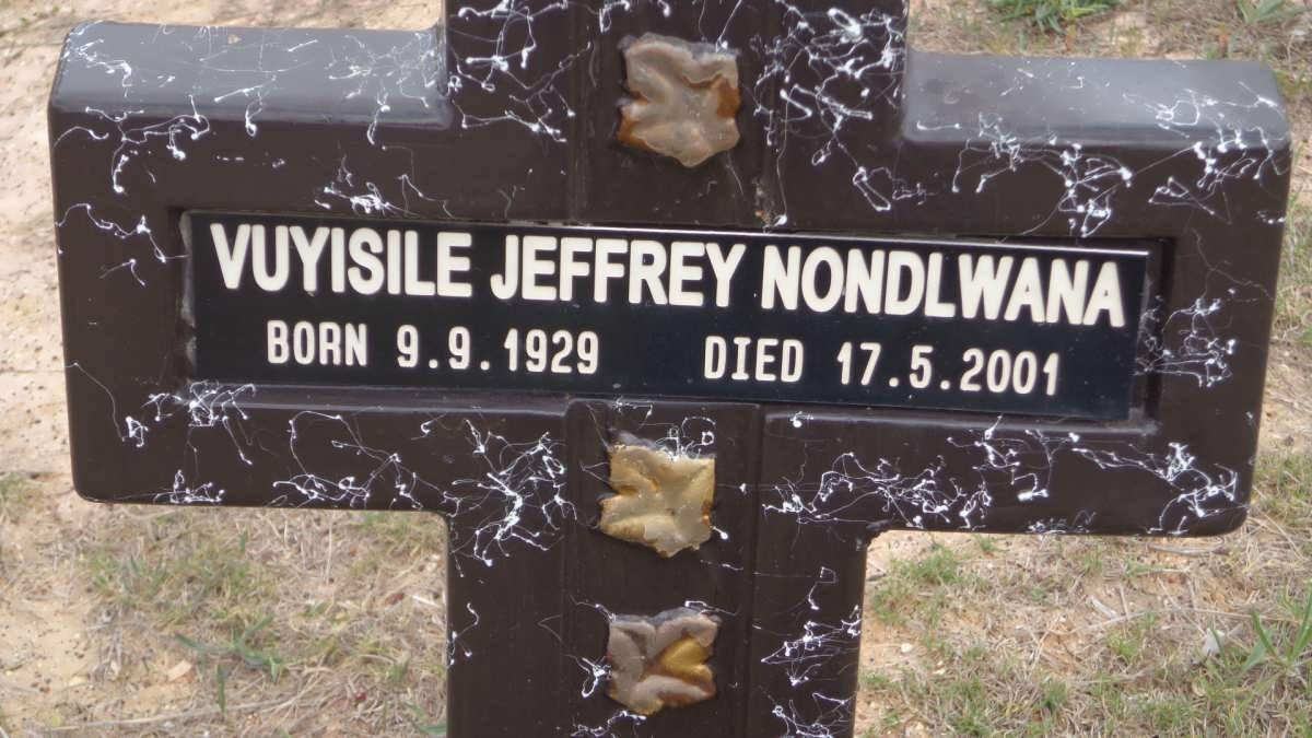 NONDLWANA Vuyisile Jeffrey 1929-2001