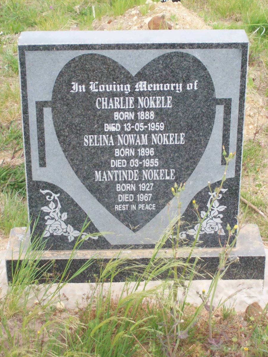 NOKELE Charlie 1888-1959 &amp; Selina Nowam 1896-1955 :: NOKELE Mantinde 1927-1967