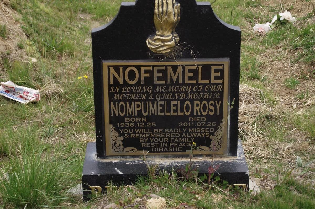 NOFEMELE Nompumelelo Rosy 1936-2011