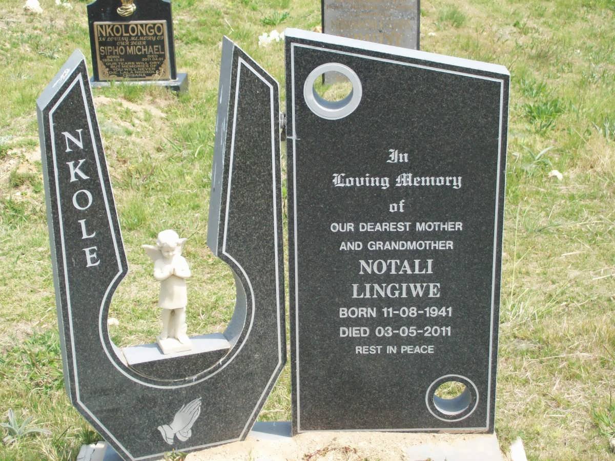 NKOLE Notali Lingiwe 1941-2011