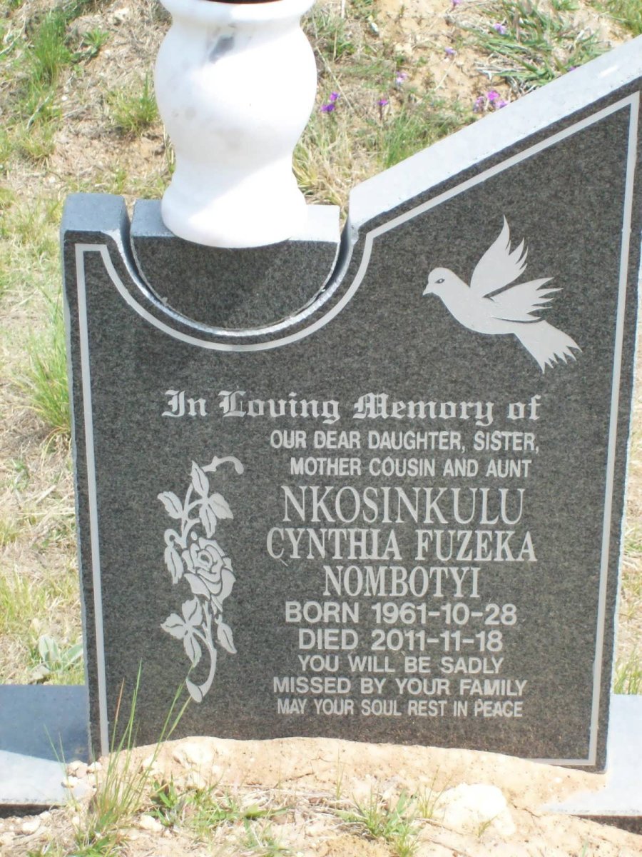 NKOSINKULU Cynthia Fuzeka Nombotyi 1961-2011
