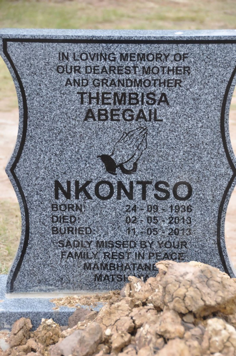 NKONTSO Thembisa Abegail 1936-2013