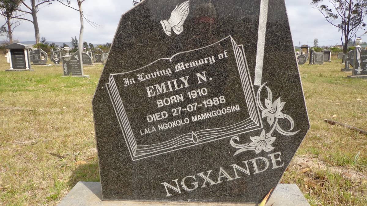 NGXANDE Emily N. 1910-1988