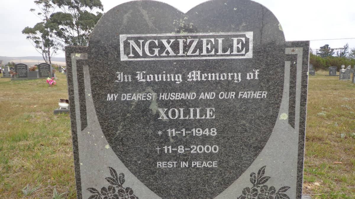 NGXIZELE Xolile 1948-2000