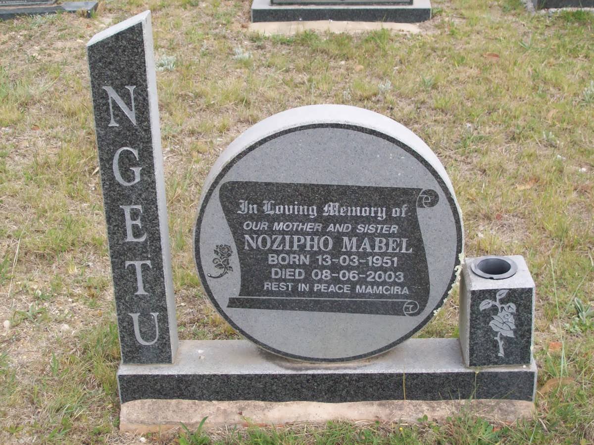 NGETU Nozipho Mabel 1951-2003