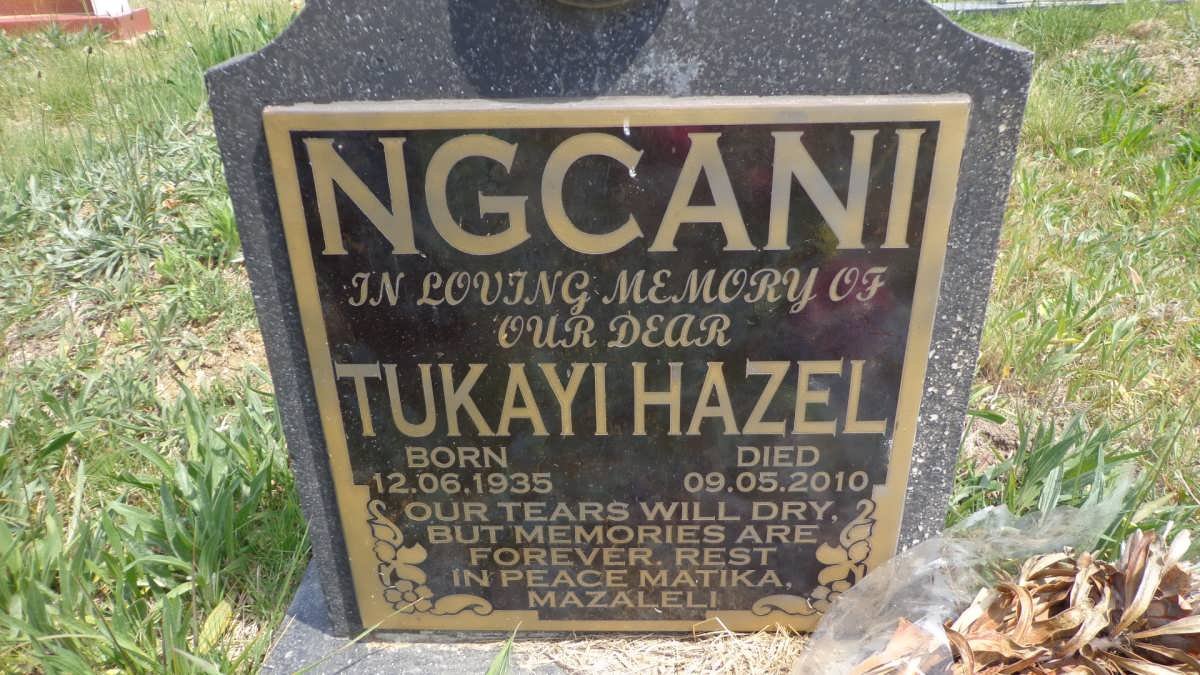 NGCANI Tukayi Hazel 1935-2010