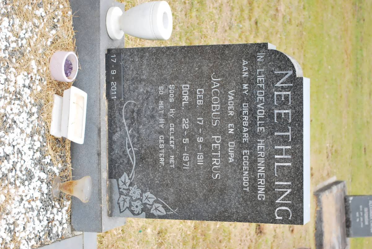 NEETHLING Jacobus Petrus 1911-1971