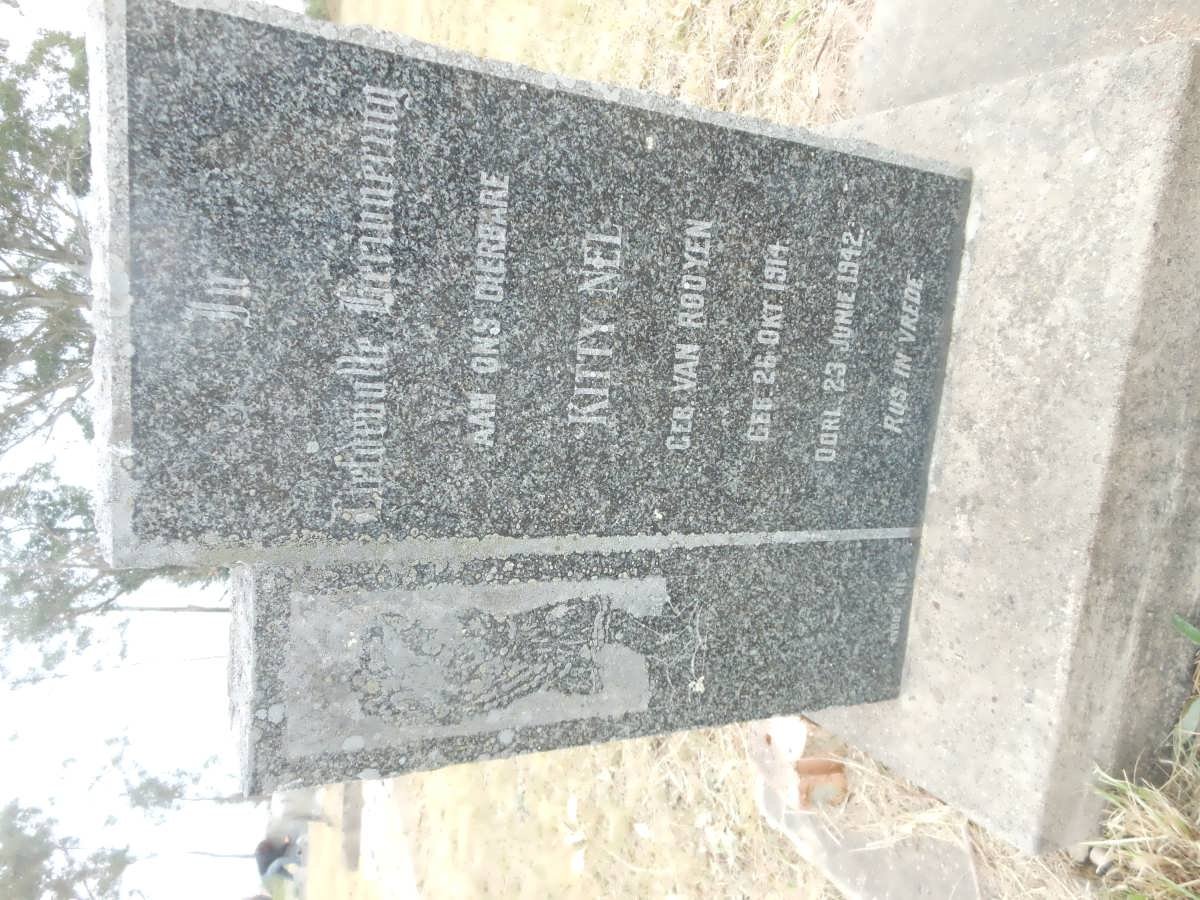 NEL Kitty nee VAN ROOYEN 1914-1942