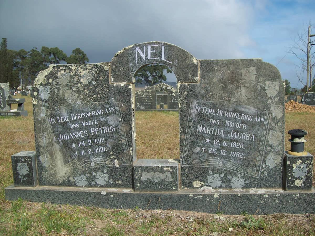 NEL Johannes Petrus 1918-1981 &amp; Martha Jacoba 1920-1982