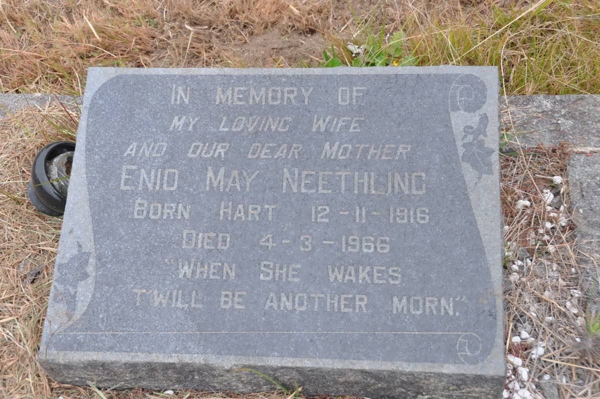 NEETHLING Enid May nee HART 1916-1966