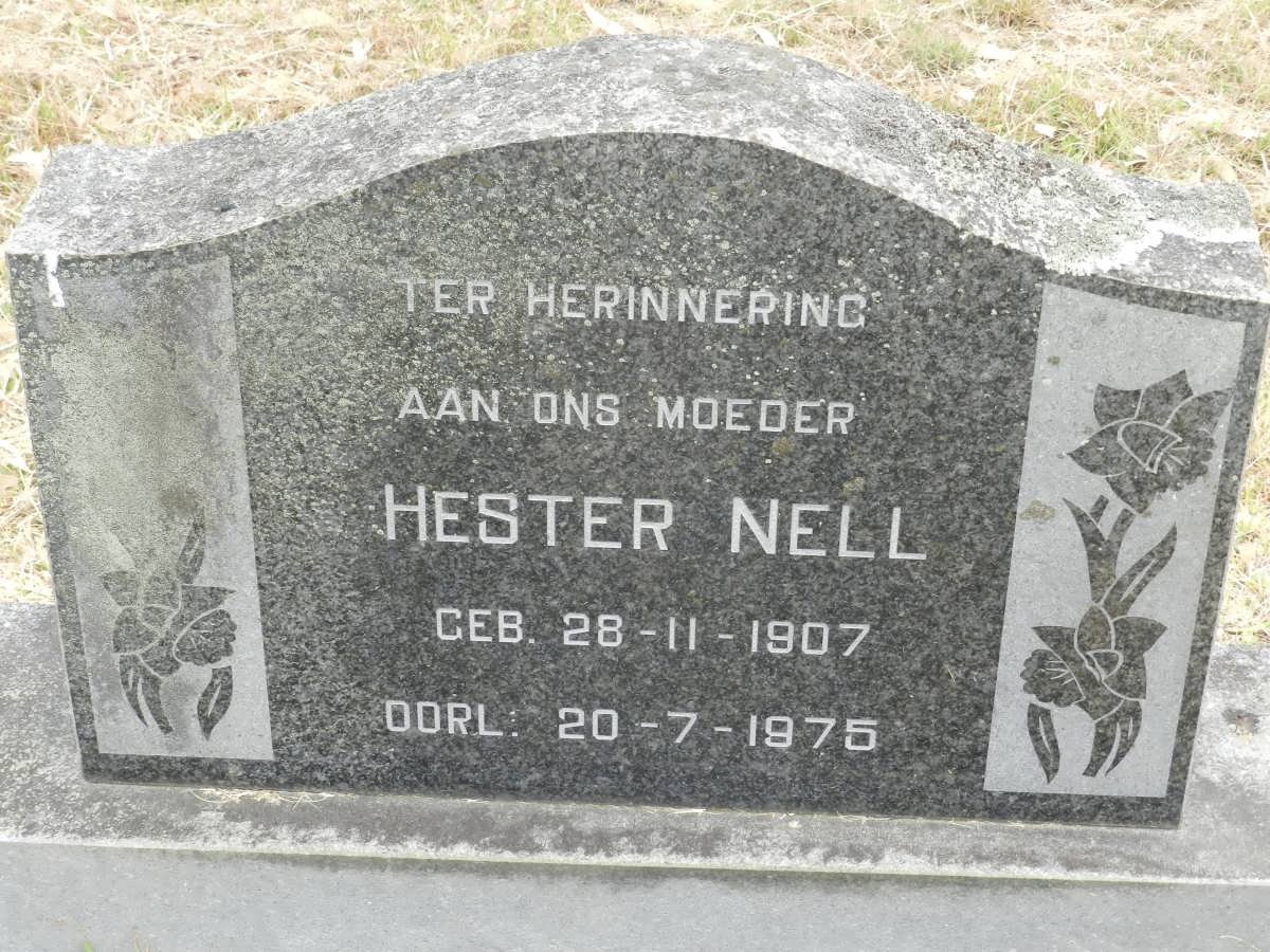NELL Hester 1907-1975