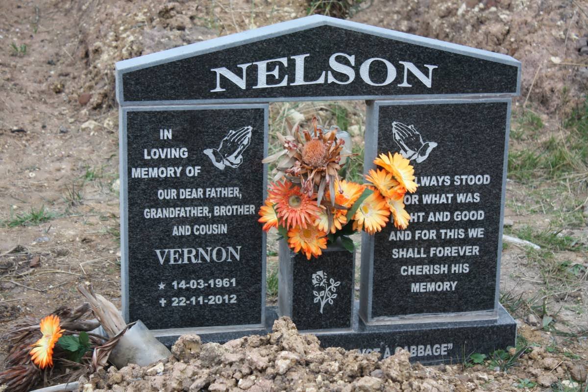 NELSON Vernon 1961-2012