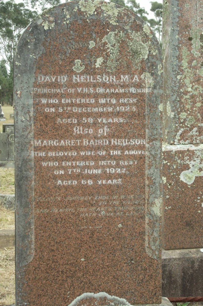 NEILSON Dawid -1923 &amp; Margaret BAIRD -1927