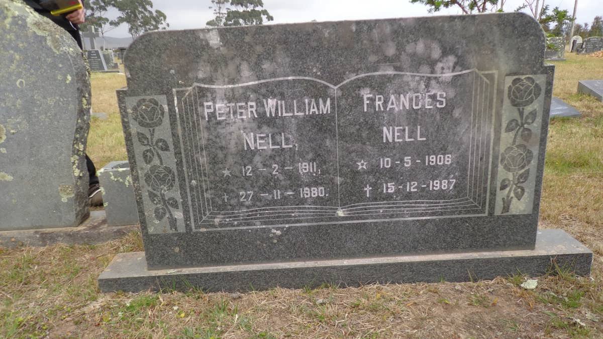 NELL Peter William 1911-1980 &amp; Frances 1906-1987