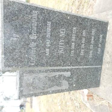NEL Kitty nee VAN ROOYEN 1914-1942