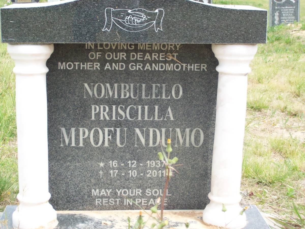 NDUMO Nombulelo Priacilla, Mpofu 1937-2011