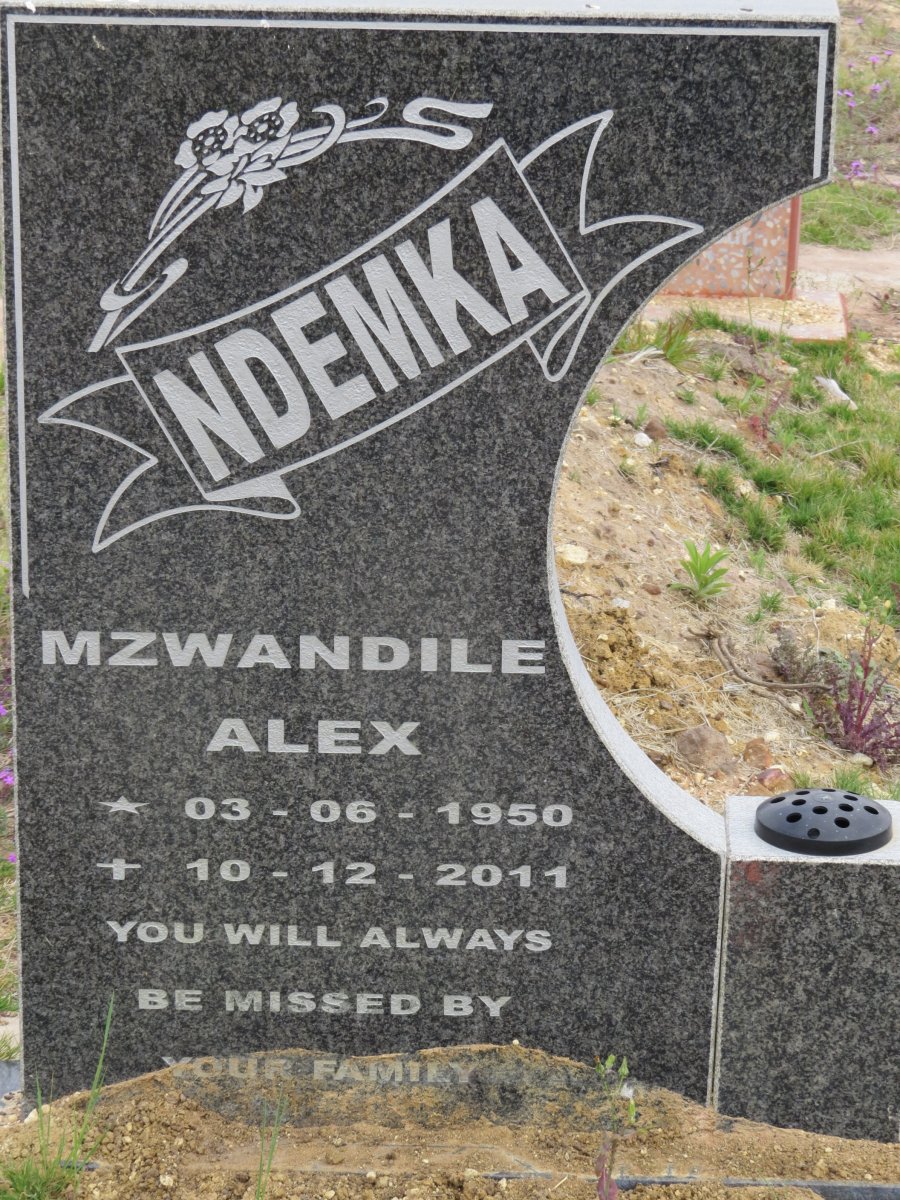 NDEMKA Mzwandile Alex 1950-2011