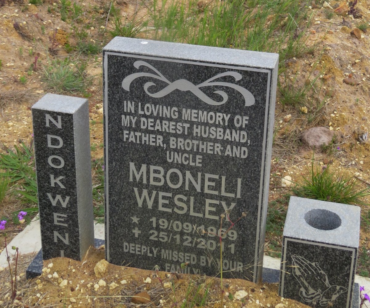 NDOKWENI Mboneli Wesley 1969-2011