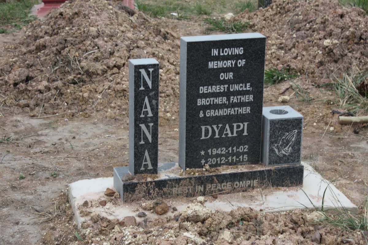 NANA Dyapi 1942-2012