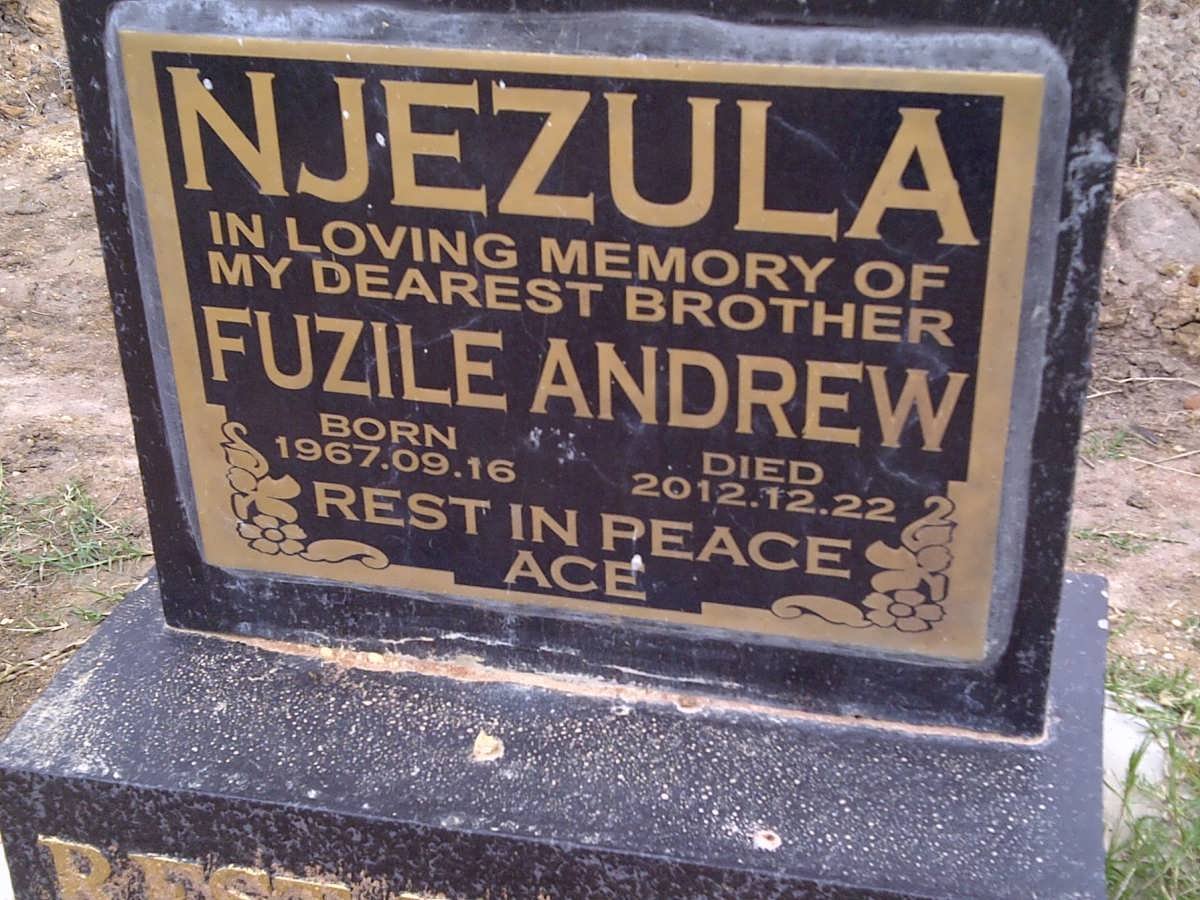 NJEZULA Fuzile Andrew 1967-2012