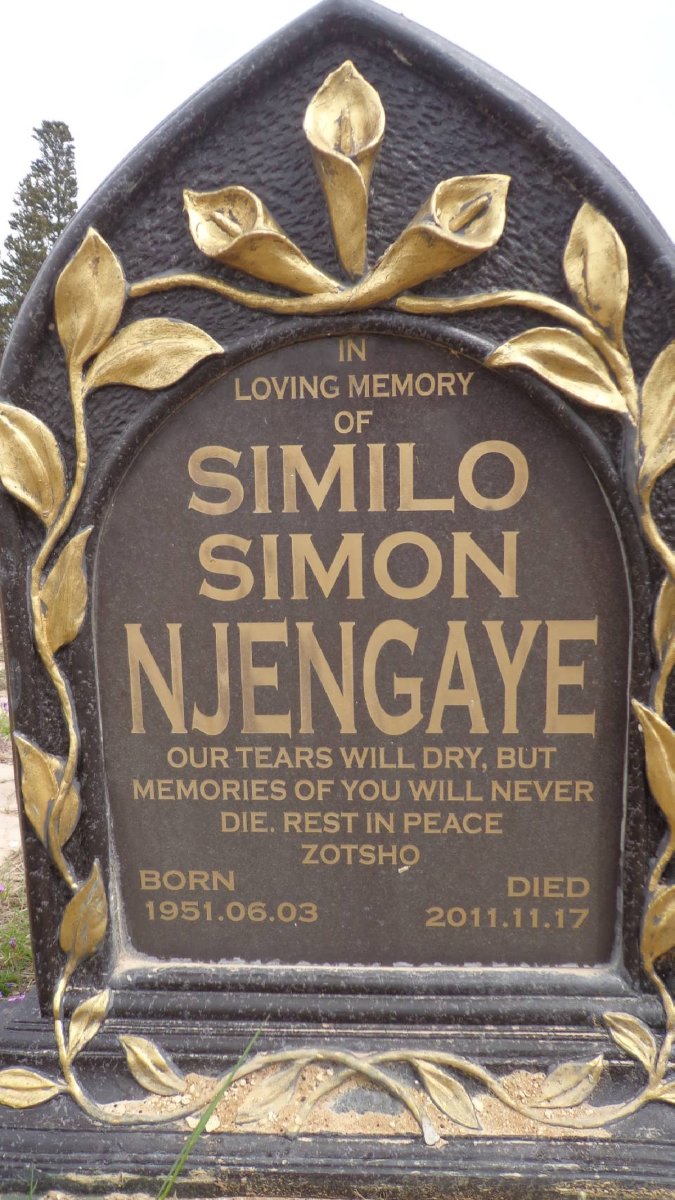 NJENGAYE Similo Simon 1951-2011