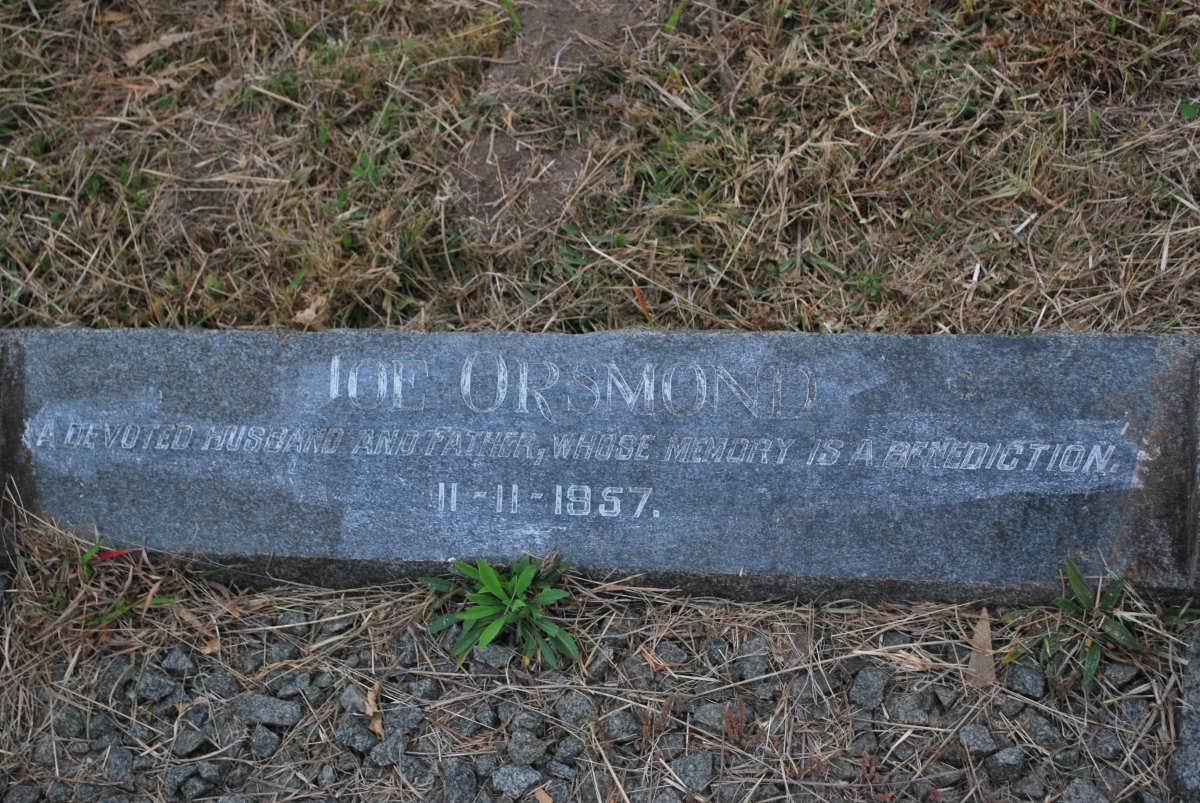 ORSMOND Joe -1957