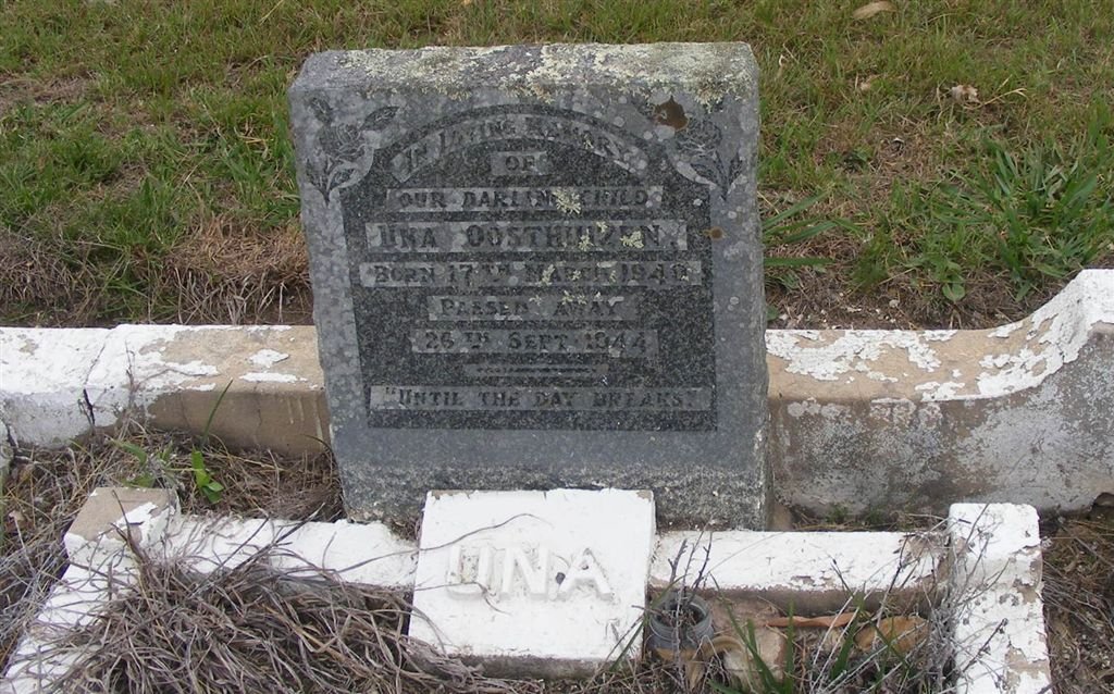 OOSTHUIZEN Una 1940-1944