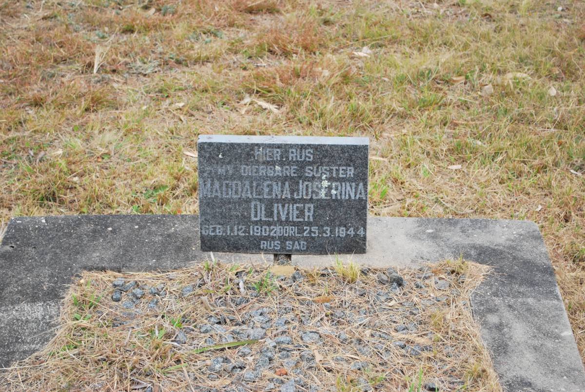 OLIVIER Magdalena Joserina 1902-1944